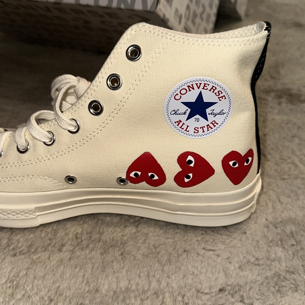 Commes Des Garçons PLAY Chuck 70 heart all star converse